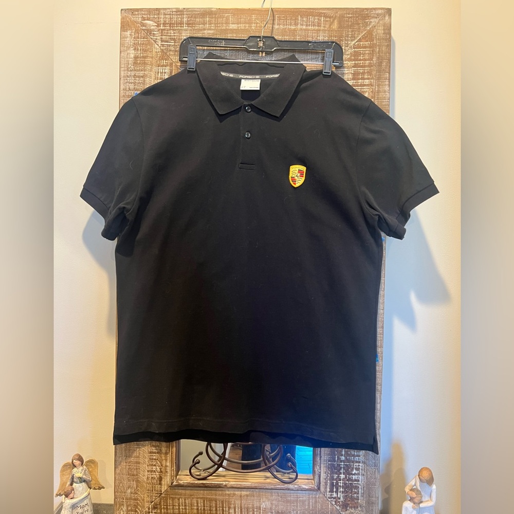 Porsche Black Polo Shirt